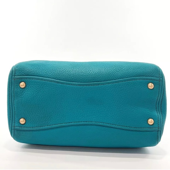 MIUMIU Handbag RN0757 2way Vitello Caribbean leather Women 100% Authentic - Picture 4 of 12